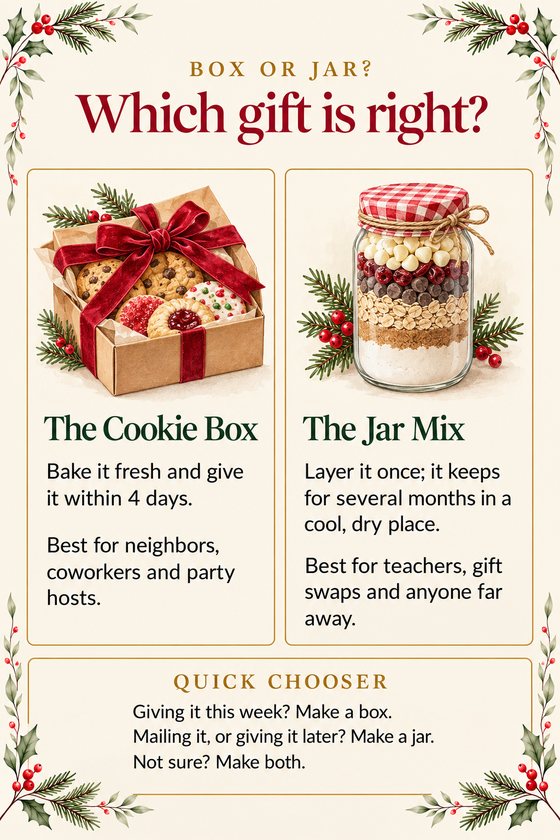 Page: Which gift is right? Box or jar